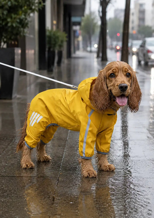 Blush Puppies Rain Rover Waterproof Reflective Dog Raincoat