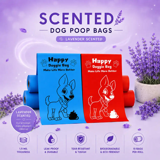 Doo-Duty Lavender Scented Biodegradable Dog Poop Bags