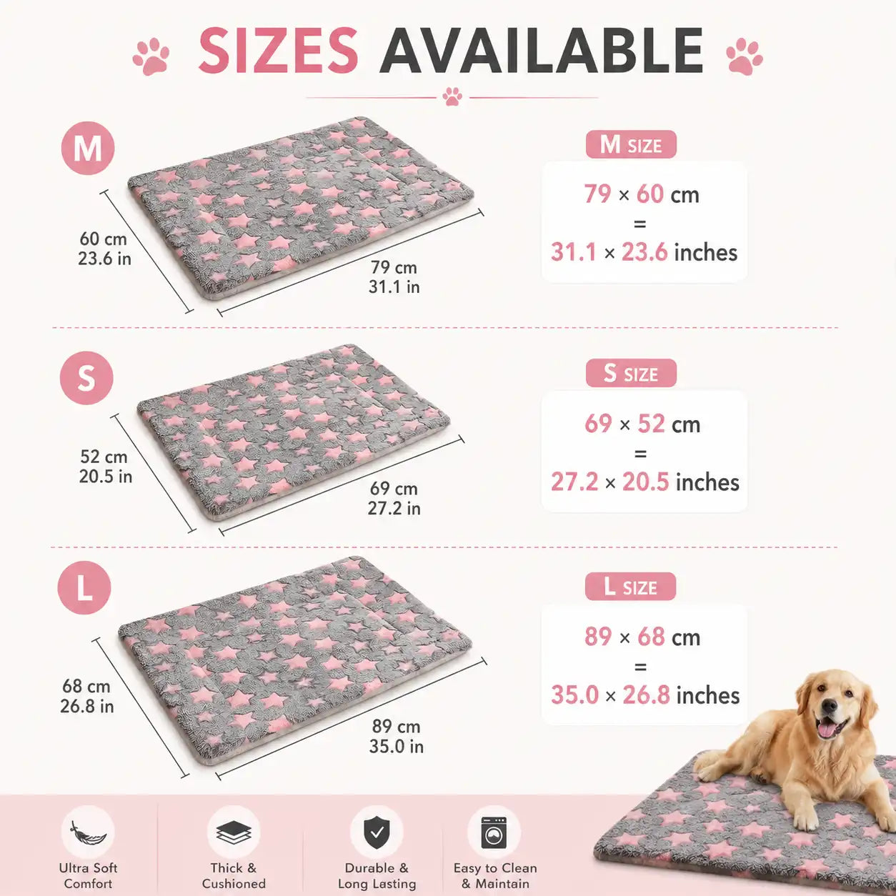Starry Snooze Ultra-Soft Plush Pet Sleeping Mat