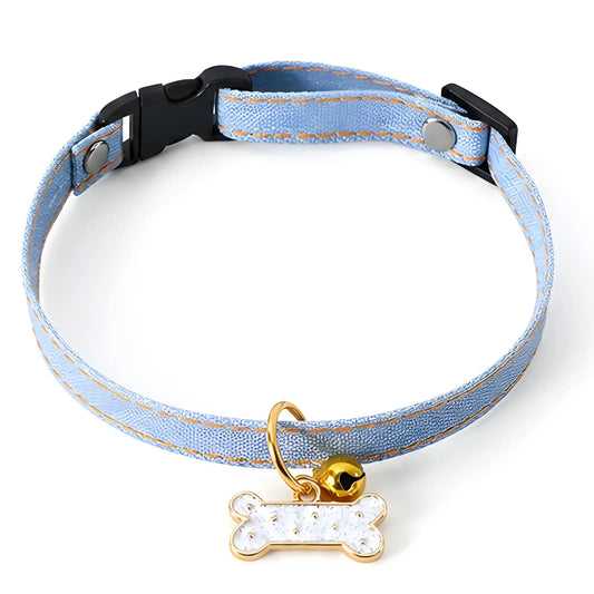 Denim Dreams Charm Collar
