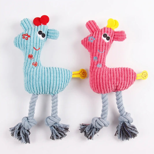 Oh Deer! Corduroy Plush Rope Toy