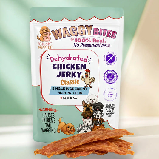 WAGGY Bites Dehydrated Chicken Jerky – Classic