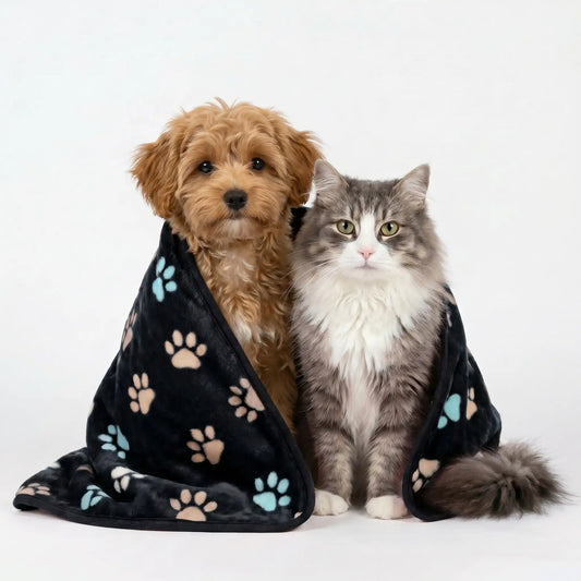 Dark Sky Paws Fleece Blanket