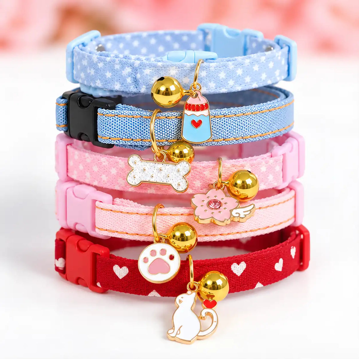 Denim Dreams Charm Collar