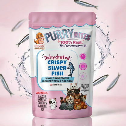PURRY Bites Dehydrated Crispy Silver Fish