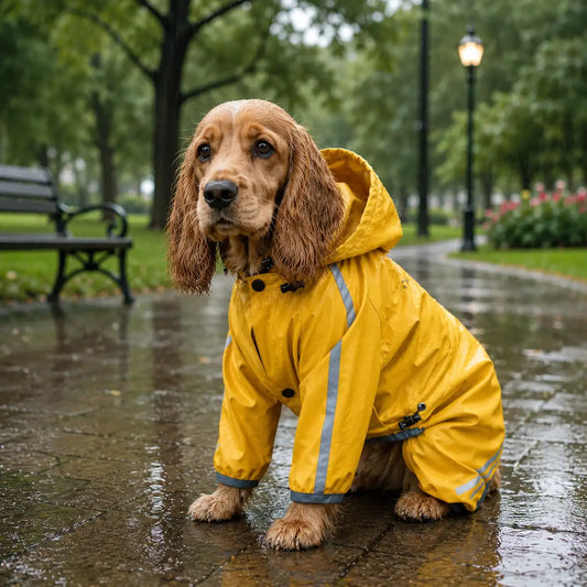 Blush Puppies Rain Rover Waterproof Reflective Dog Raincoat