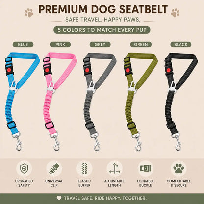 Pawssenger Multi-Use Dog Car Seat Belt