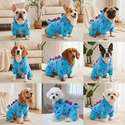 Cozy Dino Hoodie Costume