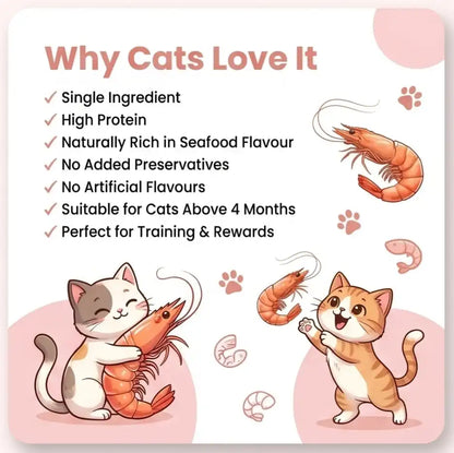 PURRY Bites Dehydrated Crunchy Prawn Snack