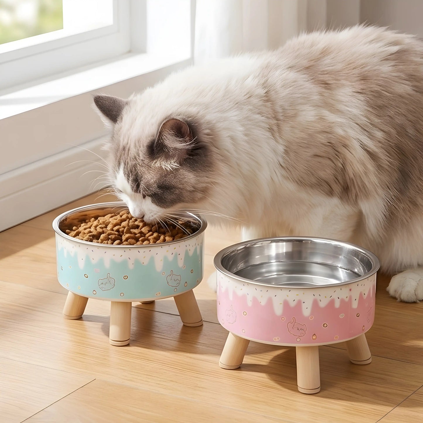 Nom-Nom Drippy Elevated Pet Bowl