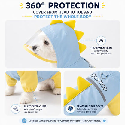 Rainosaurus 360° Dog Raincoat