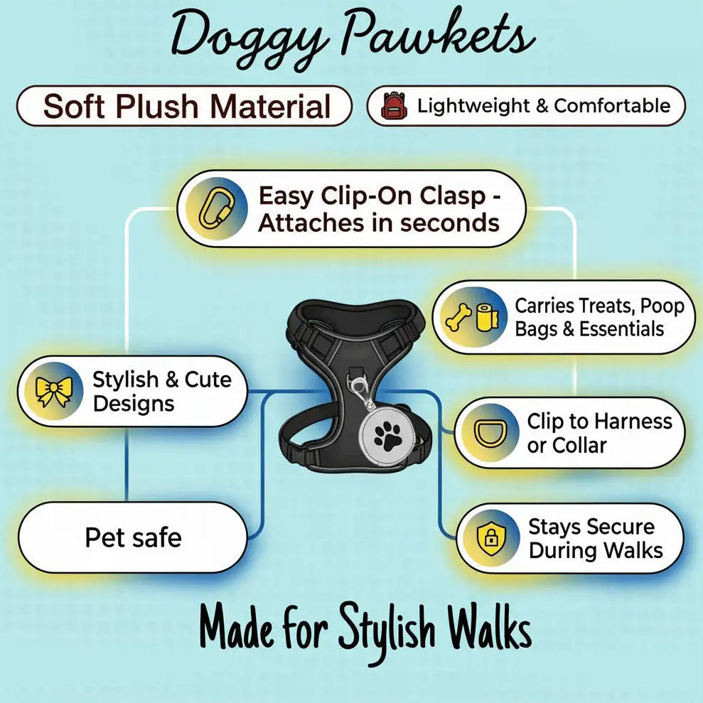 Snowy Pup Doggy Pawket
