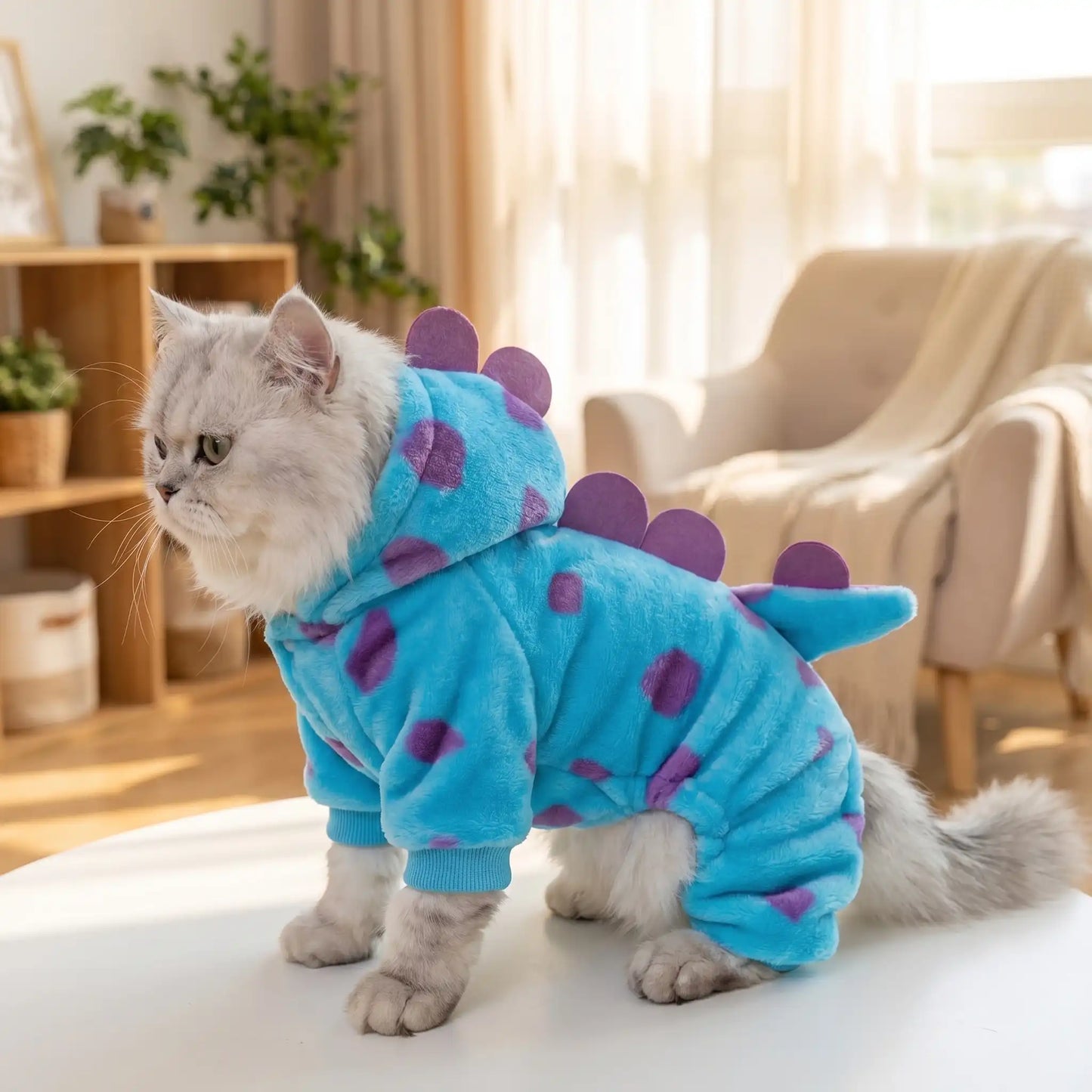 Cozy Dino Hoodie Costume