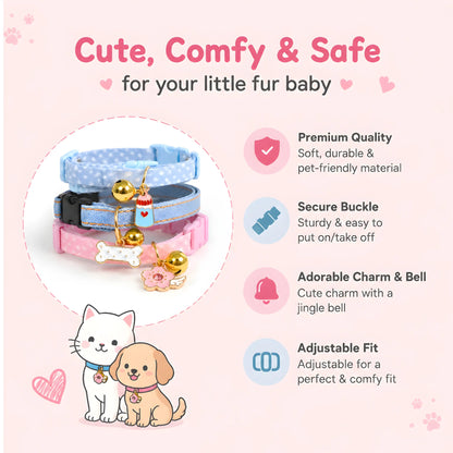 Denim Dreams Charm Collar