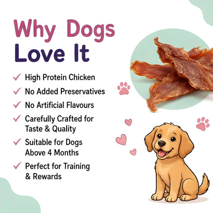 WAGGY Bites Dehydrated Chicken Jerky – Classic