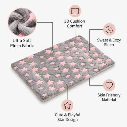 Starry Snooze Ultra-Soft Plush Pet Sleeping Mat