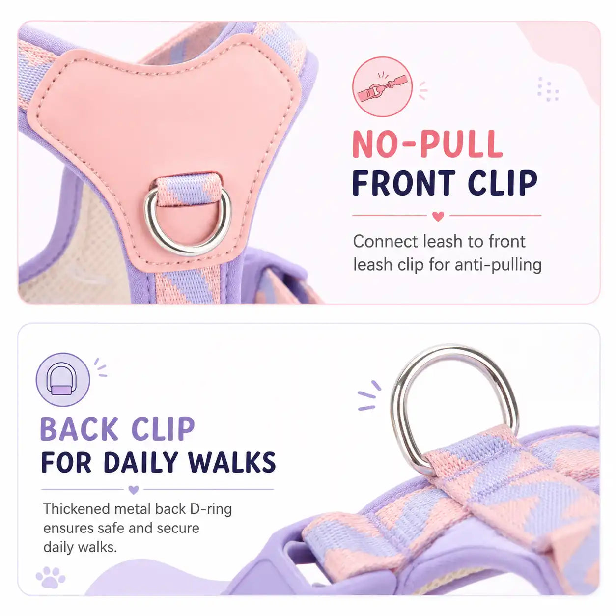 Candy Cloud Harness & Leash Set