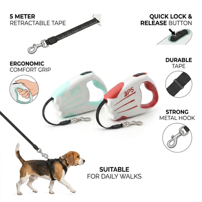 Blush Puppies Stride Retractable Leash