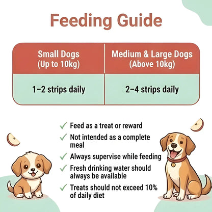 WAGGY Bites Dehydrated Chicken Jerky for Dogs (Apple Cinnamon)