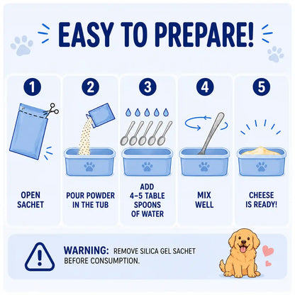 Waggy Licks Instant Cheese Mix (Chicken) for Dogs