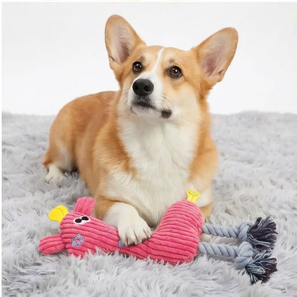 Oh Deer! Corduroy Plush Rope Toy