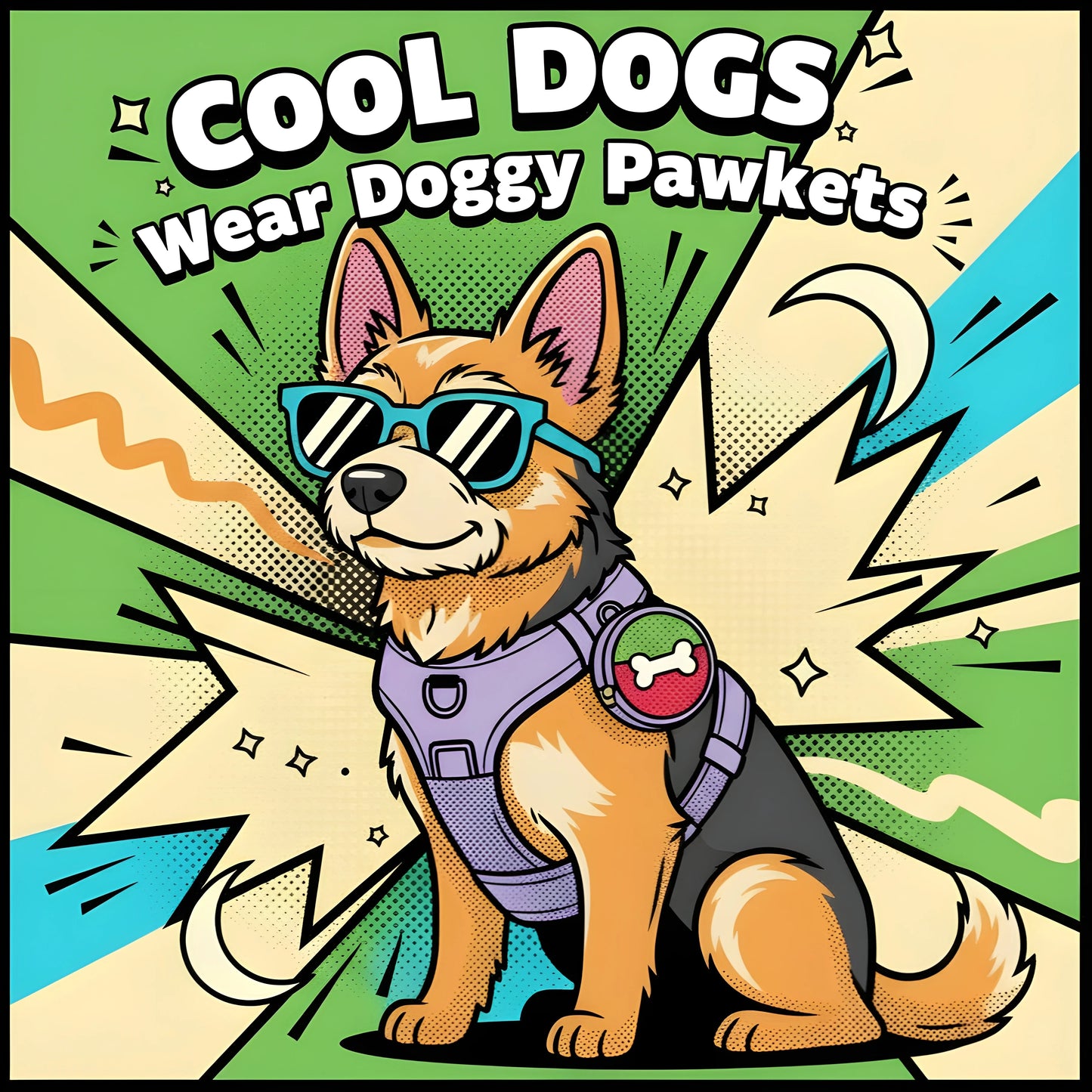 Cool Dude Doggy Pawket