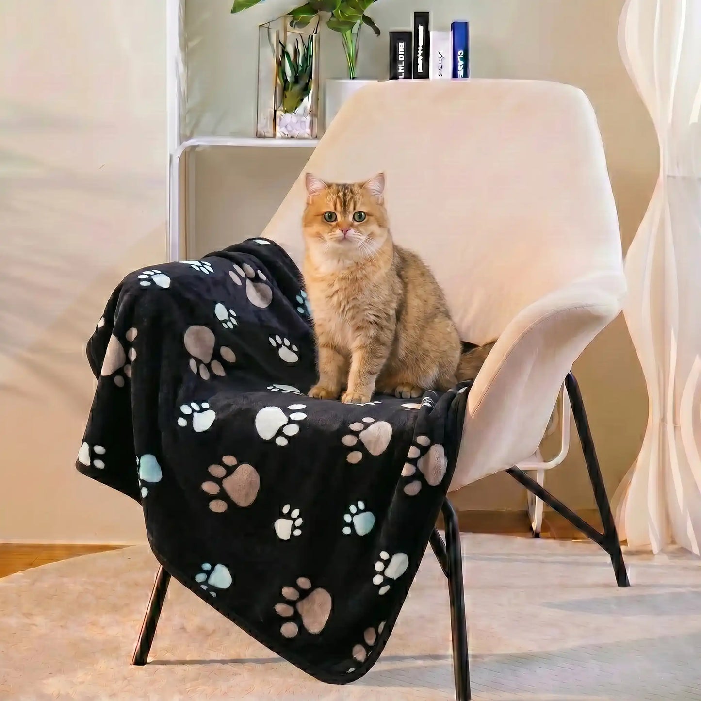 Dark Sky Paws Fleece Blanket