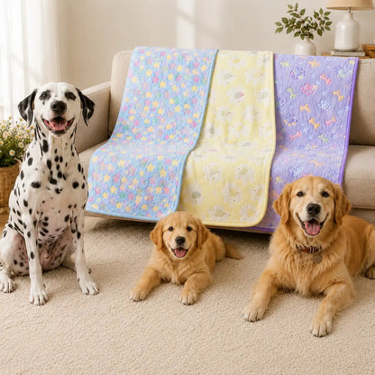 Snuggle Pet Blanket – Ultra-Soft Coral Fleece Blanket for Dogs