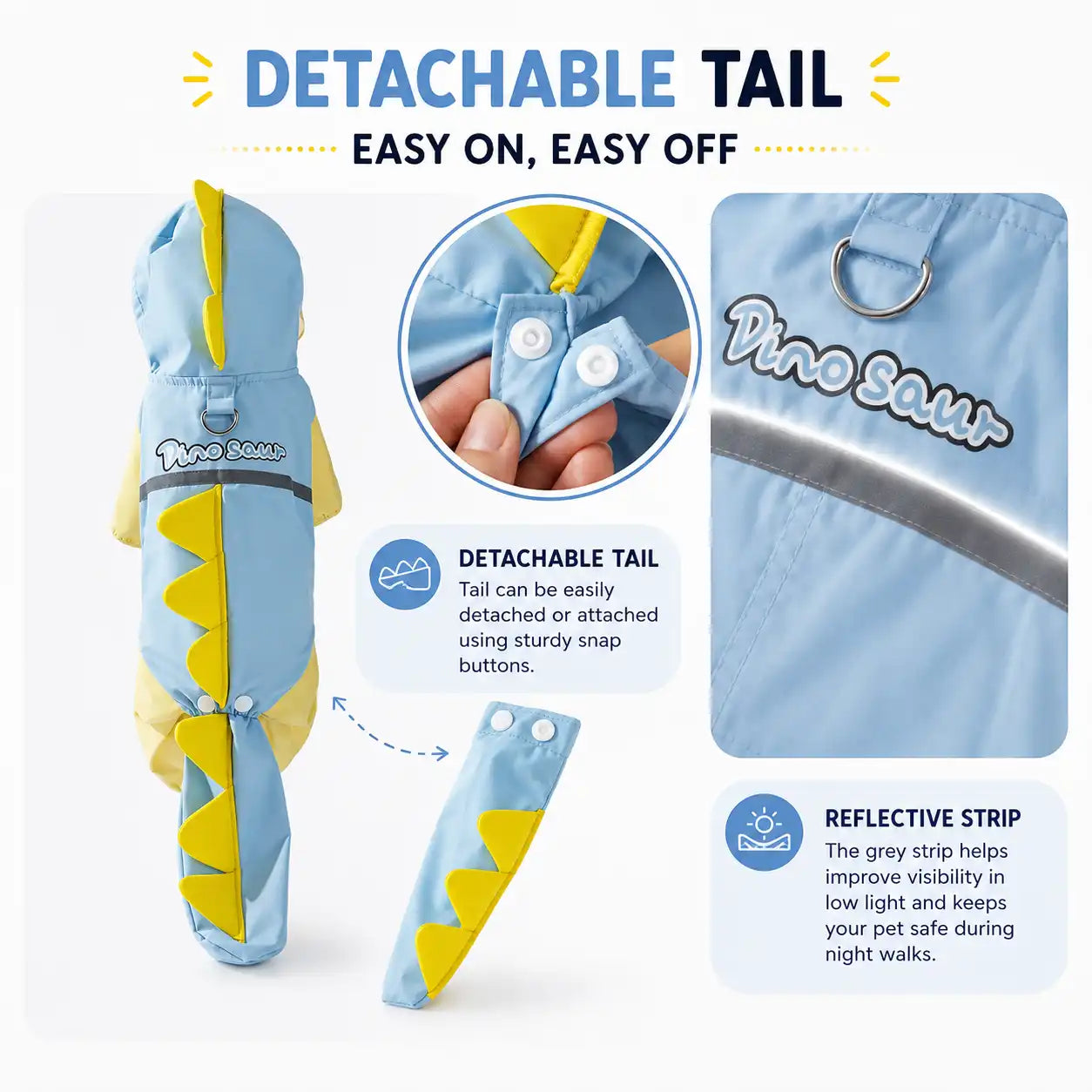 Rainosaurus 360° Dog Raincoat