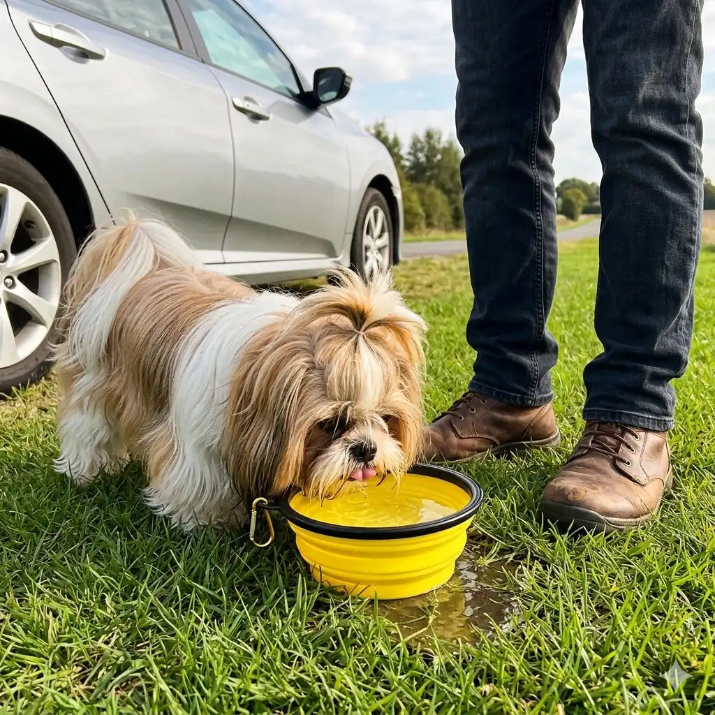Collapsible Travel Pet Bowl