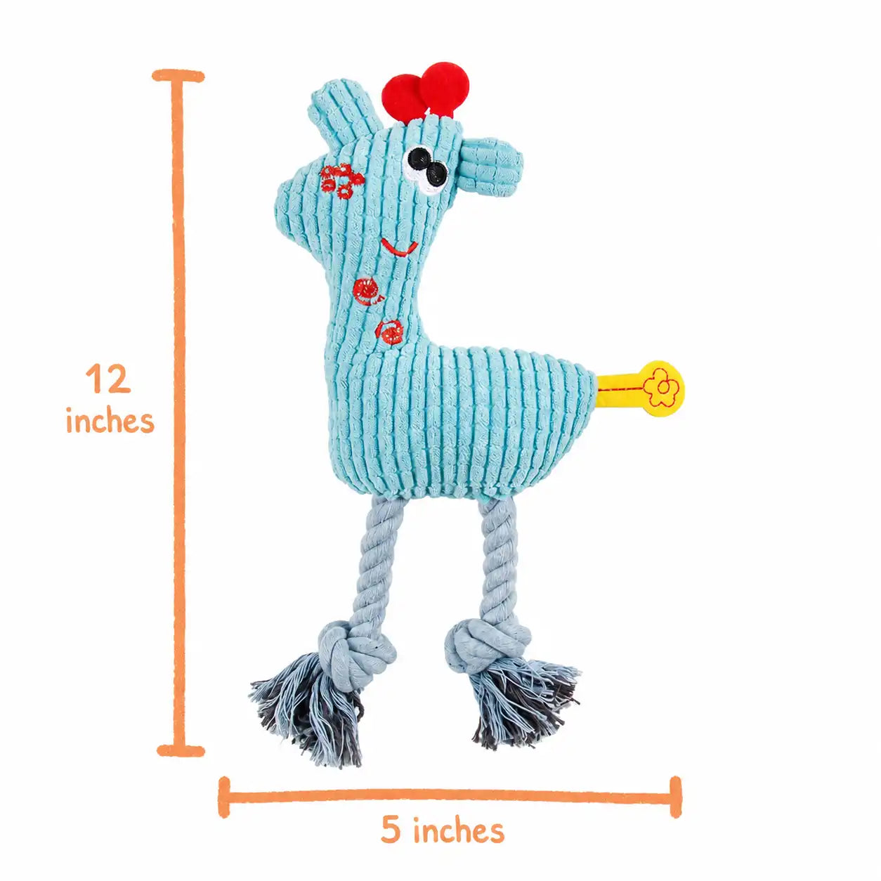 Oh Deer! Corduroy Plush Rope Toy