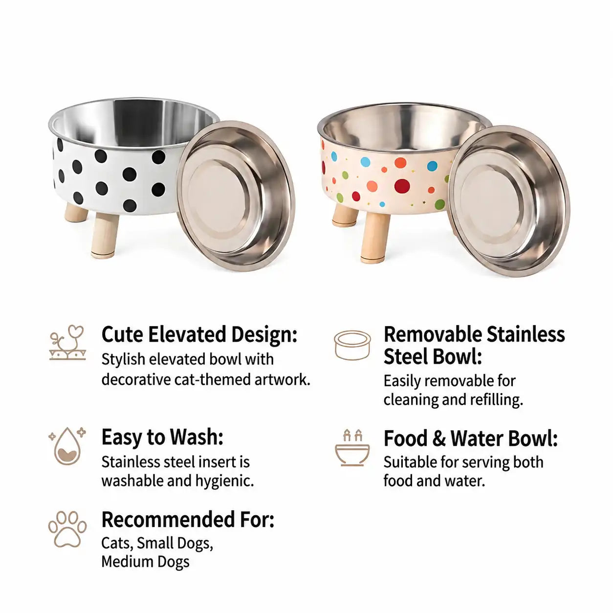 Dine & Shine Elevated Pet Bowl