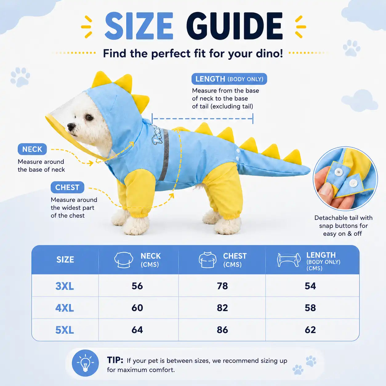 Rainosaurus 360° Dog Raincoat