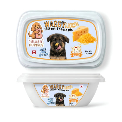 Waggy Licks Instant Cheese Mix (Chicken) for Dogs