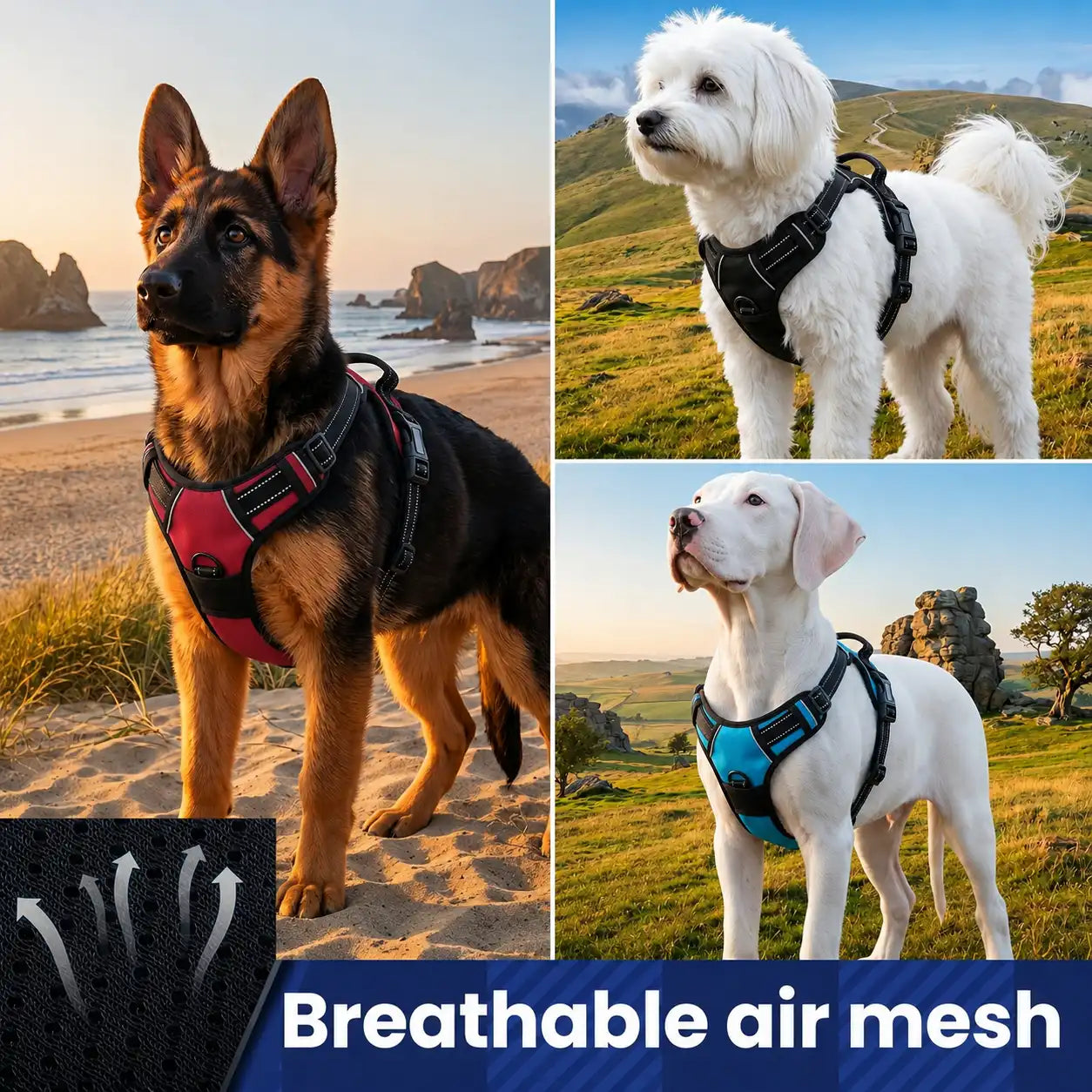 Blush Puppies Ultimate Heavy-Duty Harness & Leash Set