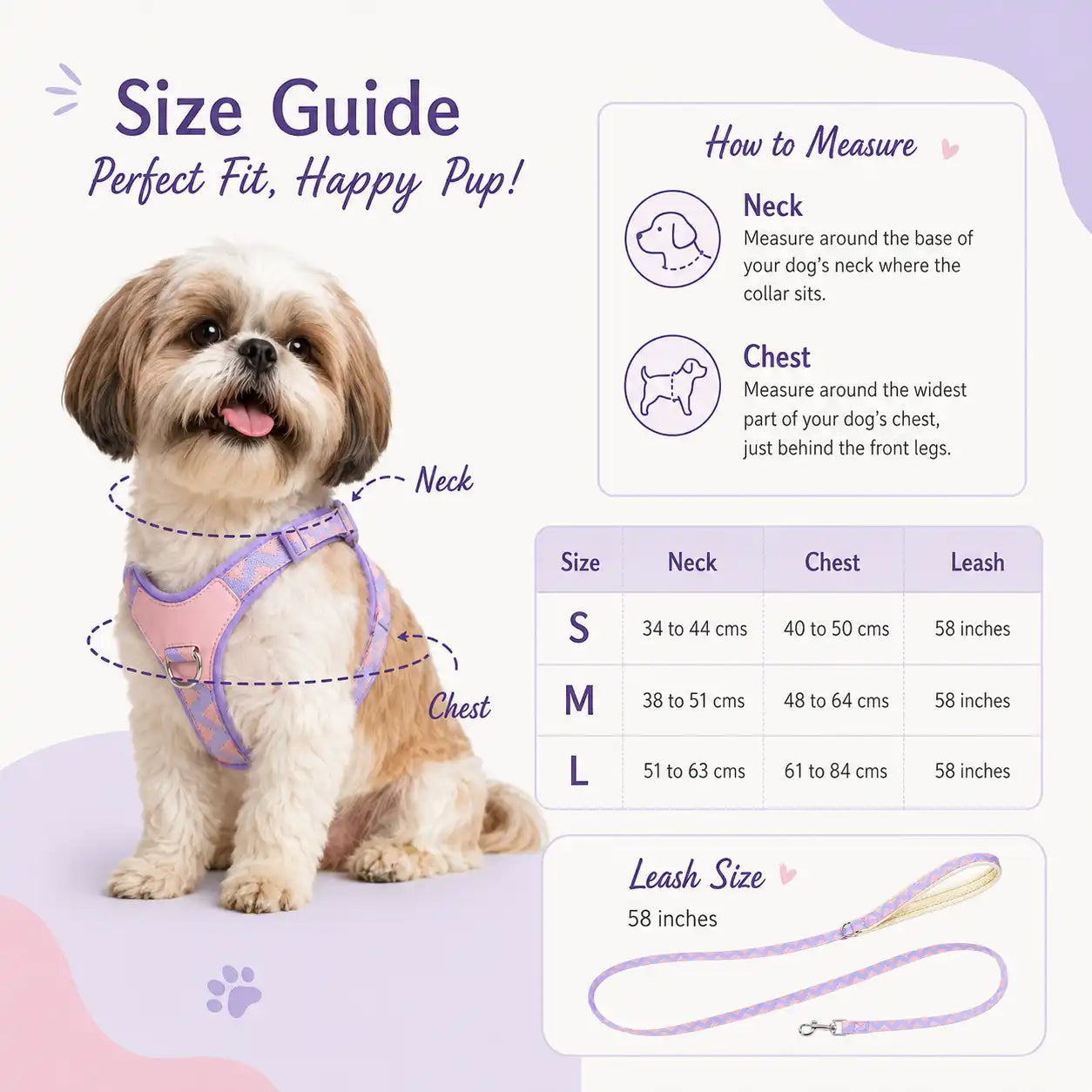Candy Cloud Harness & Leash Set