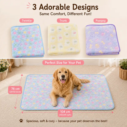 Snuggle Pet Blanket – Ultra-Soft Coral Fleece Blanket for Dogs