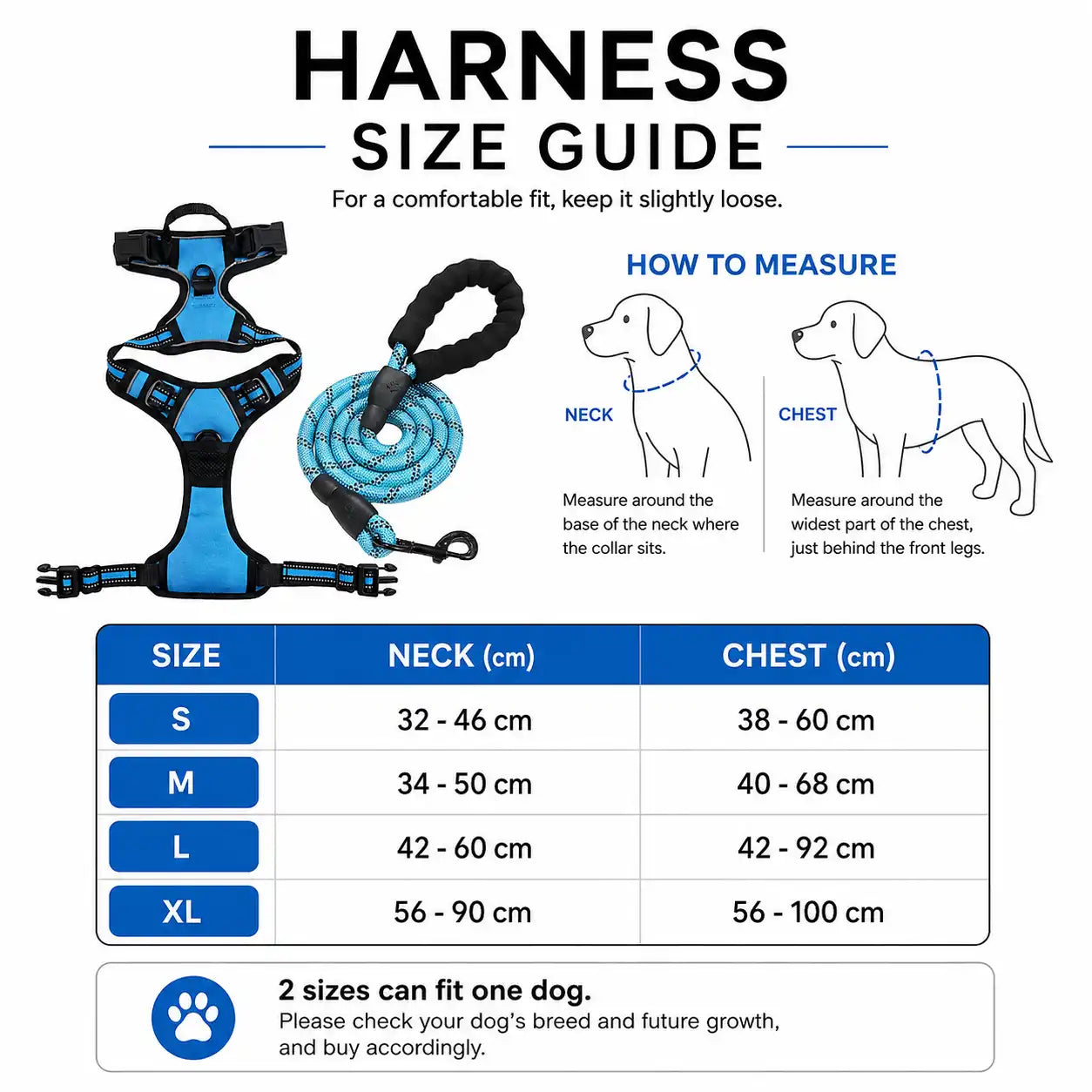 Blush Puppies Ultimate Heavy-Duty Harness & Leash Set